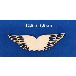 SKLEJKA #3mm Skrzydła do aniołków 12,5x3,5cm , skrzydła aniołka , anioła ażurowe nr.4/2 / 3535
